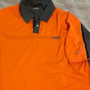 Nike Tiger Woods Collection Golf Polo Desert Mountain Size Large, Like-new